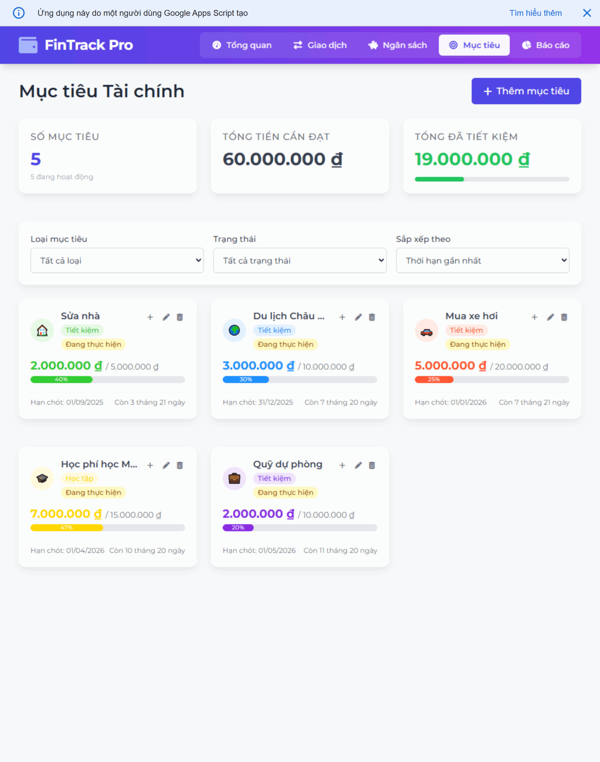 Icon FinTrack Pro cho bạn xem báo cáo tài chính dễ hiểu