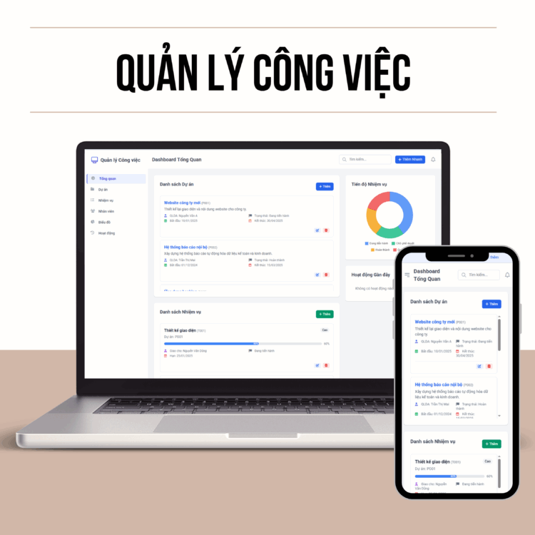 Webapp – Quản Lý Dự Án, Công Việc và Nhân Sự