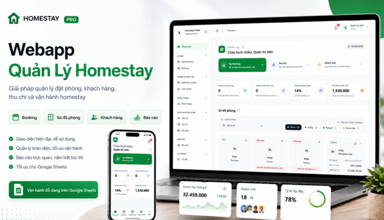 Webapp Quản Lý Homestay